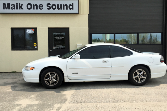 2003 Pontiac Grand Prix with professional window tint in North Bay